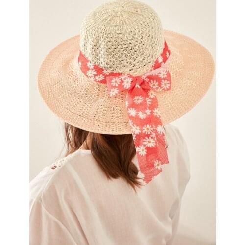 C & City Womens Sun Straw Hat T1740-16