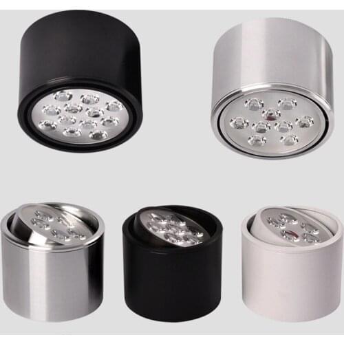1pcs 6W 10W 14W 18W 24W dimmable led downlight high power LED ceiling spotlight kitchen bathroom LED Downlights AC85