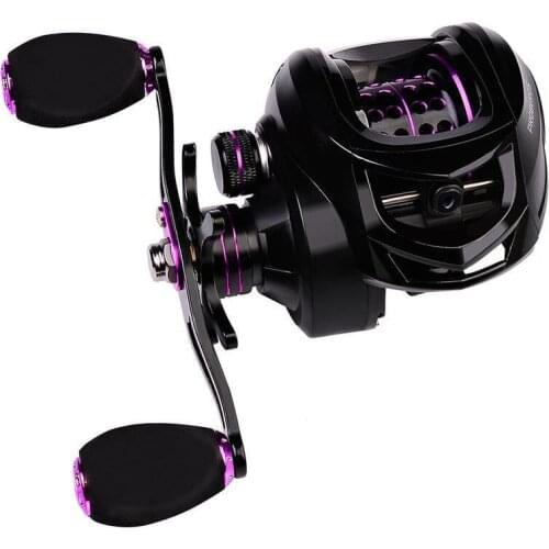 12 Magnetic Brake Fishing Reel 7.2:1 High Speed Ultralight Baitcasting Reel Metal Spool Bait carretilha de pesca 10KG Max Drag
