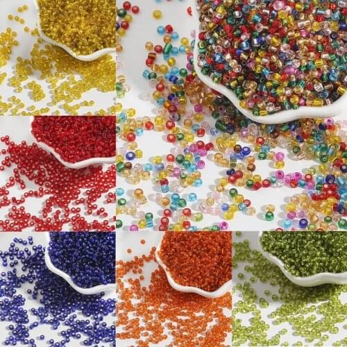 2mm 3mm 4mm Czech Glass Seedbead Spacer Glass Beads For Jewelry Pearl Earring DIY Glass Rice Beads