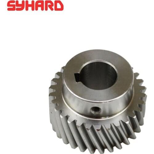 2pcs/lot Rack And Wheel Gear Of Carving Machine And Motor Reducing Gear20/25/30/40 Left Skew Teeth Inner Hole 20 Height 50mm