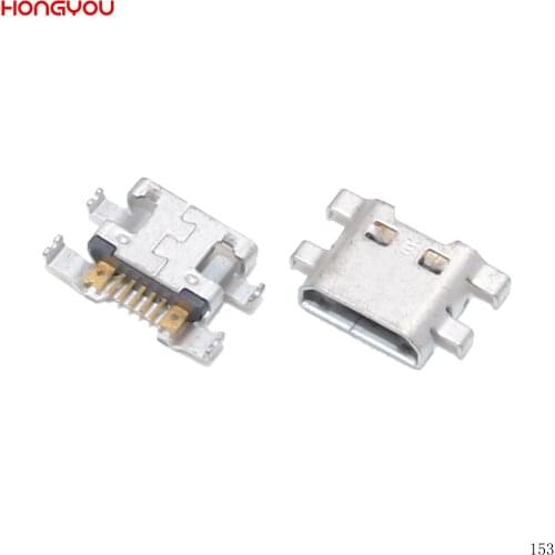 50PCS/Lot Micro Usb Charging Connector Port For LG G2 Mini D620 F240 F240S D618 PCB Mini USB Charge Socket Jack Dock Plug