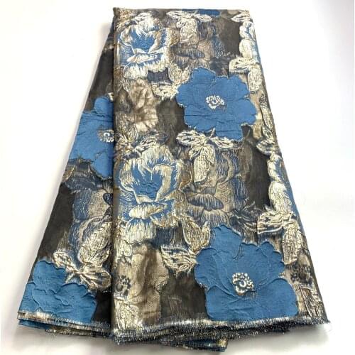 African High Quality Brocade Lace Fabric Latest Embroidery Jacquard French Lace Fabric 2021 For Nigerian Wedding Dress VM5049