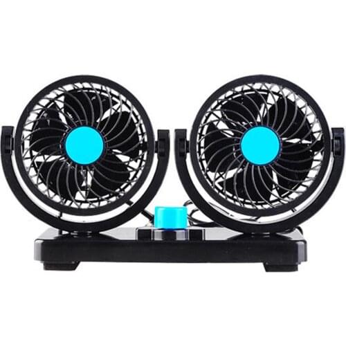 Car Fan Double Headed Electric Fan For Refrigeration Vehicle Inside Big Van And Small Van Two Levels Of Strength 1 Pcs
