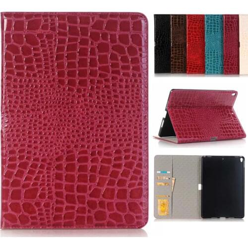 Card Slot Coque for iPad Pro 12.9 2017 A1670 Case Luxury Crocodile PU Leather Folio Stand For iPad Pro 12.9 2017 Luxury Cover