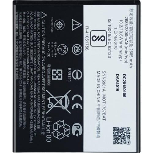Ciszean Motorola Moto G4 Play Batteries