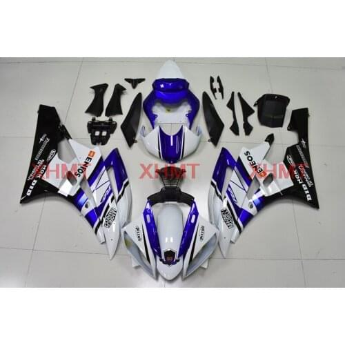 For YZFR6 2006 - 2007 Body Kits for YAMAHA YZFR6 2007 Abs Fairing for YAMAHA YZFR6 06 Blue White Black Fairing Kits