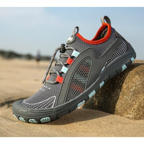 Breathable Nonslip Mens Womens Barefoot Swimming Wading Shoes Elastic Quick Dry Beach Trekking Water Shoes Seaside Aqua Shoes