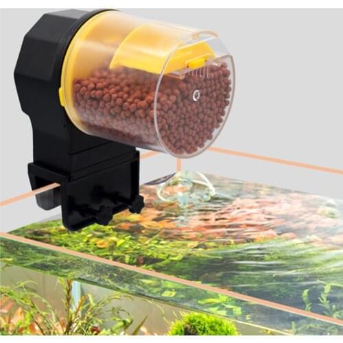 Electronic Automatic Feeder Dispenser Tank Food Feeding Machine Aquarium Auto Indicates Timer Fish Feeder Accessories Tools