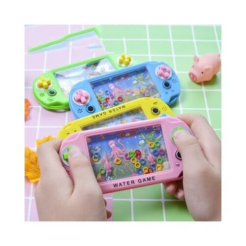 HOT Cultivate Kid Thinking Ability Toys Water Ring Toss Child Handheld Game Machine Parent-Child Interactive Retro Game Toys