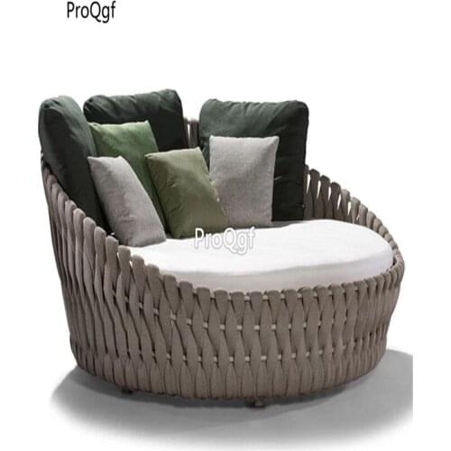 Ngryise 1 set minshuku holiday 160cm round rattan bed