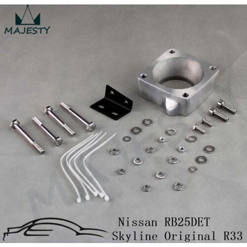 New For R33 RB25DET Front Facing Intake Manifold Original Throttle Body Adaptor Kit