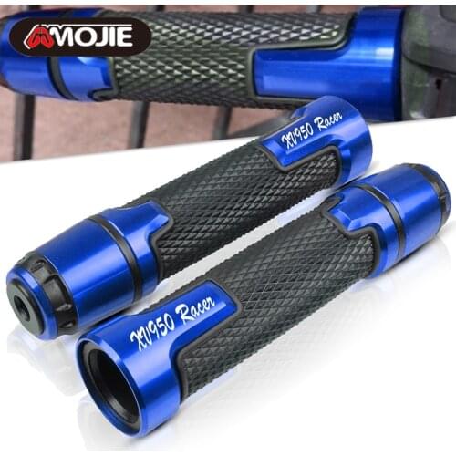 7/8" 22MM CNC Motorcycle handlebar grip handle bar Motorbike handlebar grips FOR Yamaha XV950 XV 950 Racer 2015 2016 2017 2018