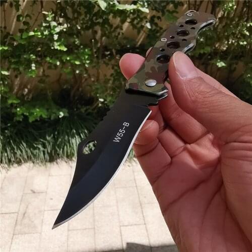 Folding Knife Mountain Climbing Camping Fishing Barbecue Knives for Camping Hunting Survival Outdoor Activities Mens Gift