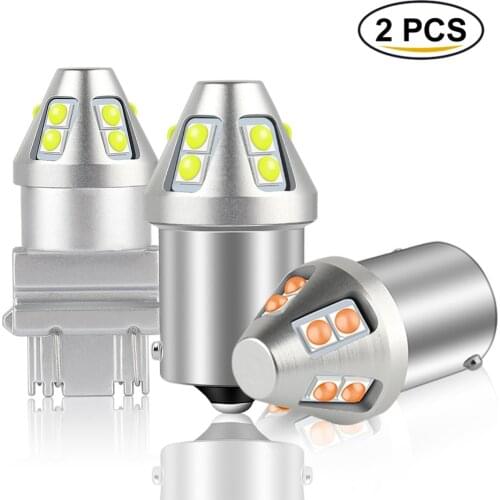 2pcs T20 LED W21/5W 7443 W21W 7440 PY21W P21W led BAY15D BA15S BAU15S Led Car Bulb P21/5W Turn Signal Light 1156 3157 P27W Lamp