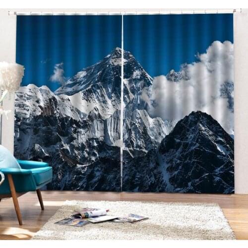 Any size cortinas blackout Shifeng cloud blackout curtains for the bedroom black out window curtains