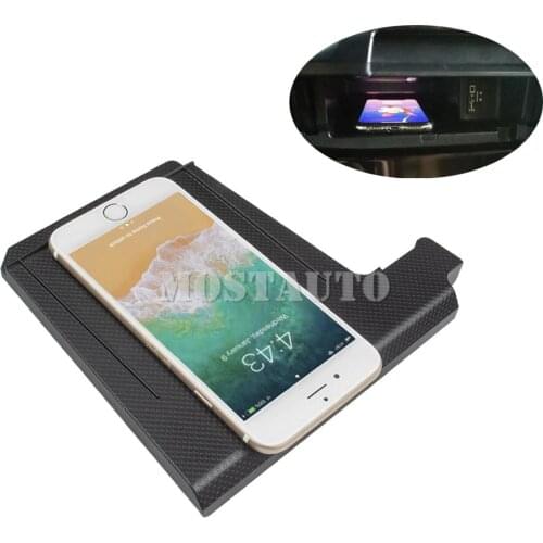 The Phone With QI Wireless Charging For Honda Accord Wireless Car Charger Wireless Phone Fast Charging Pad 2014-2017 LHD