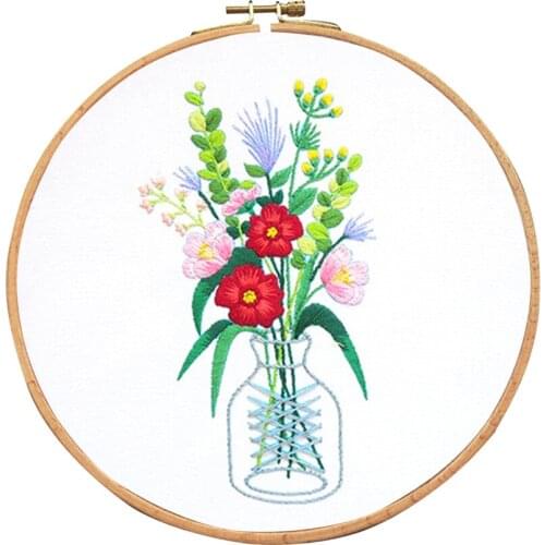 Hanging Pictures Embroidery Kits Cross Stitch DIY Craft Beginner Pass The Time Present Home Decorations Sewing Material