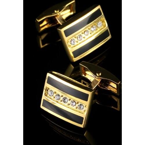 High Quality Luxury Shirt Cuff link for Mens Gifts Unique Wedding Gold Cufflinks For Mens Business Gift Suit Sleeve Buttons