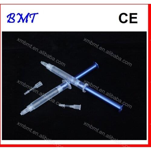 100pcs/lot 3ml Teeth Whitening Whitener Bleaching Syringe White Gel Refills , 6%,12%,16%,25%,35%HP Hydrogen Peroxide