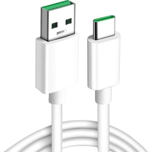 100CM USB Type C Cable For OPPO Reno K5 K3 Find X3 Pro A11 R17 VOOC Flash Charger Cable Super Flash Charging Type C Charger Wire