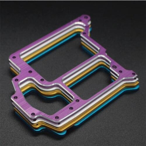 102065 Sliver Compact Aluminum Radio Tray HSP RC 1/10 Car Upgrade Parts