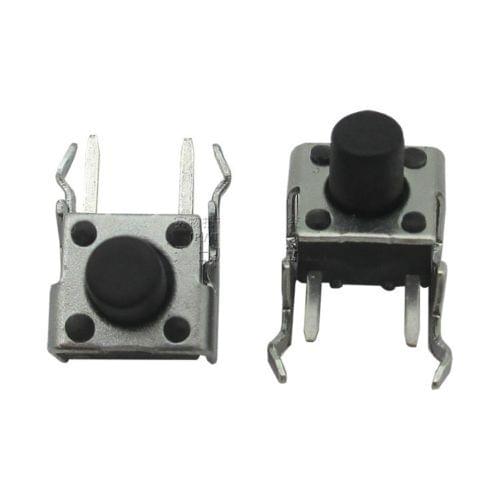20Pcs 6x6x7mm Right Angle 2 Pin Momentary Tactile Tact Push Button Switch