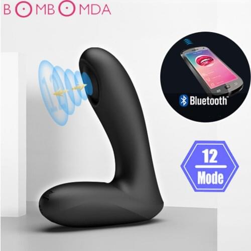 APP Control Anal Vibrator Vibrating Prostate Vibration Massager for Men Dildo for Anal Buttplug Remote Control Sex Toy for Adult