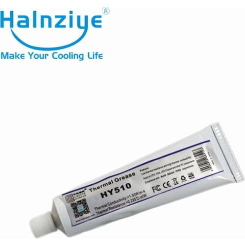 Free shipping HY510 gray heat sink thermal paste grease compound with CE&RoHS certification soft tube 100g