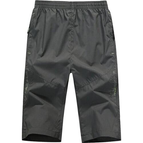 Male Pants Calf-length Pants Men Summer Mens Beach Short Clothing Short Pants Homme Casual Brand Clothing Quick Dry Sports 97