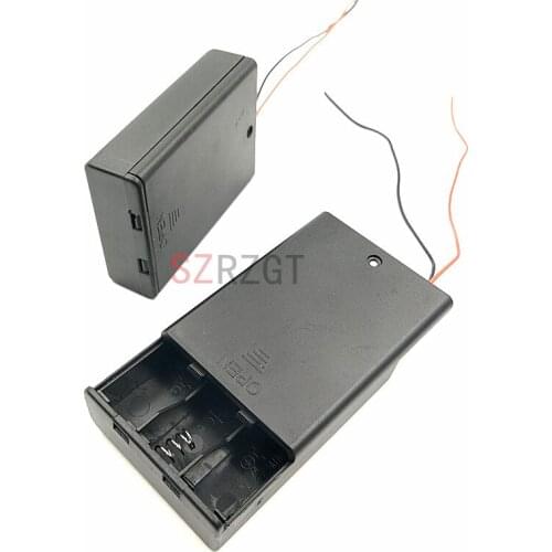 DIY Storage Box Holder Case High Quality 3x AA Battery Storage Case Box Clip Holder For 3 X AAA Rechargeable Battery