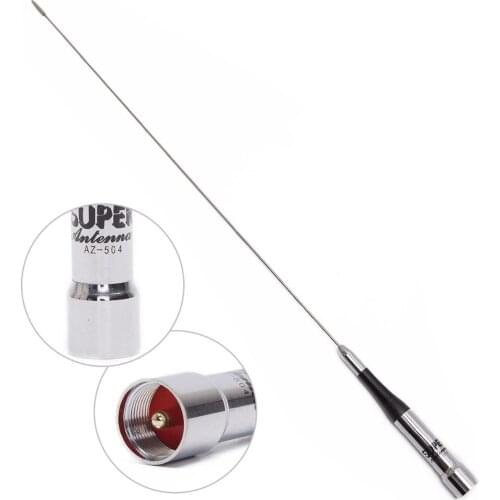 Harvest AZ-504 Stainless Steel UHF/VHF Dual Band 144/430MHz High Gain 2.15/3.0dBi Powerful Antenna For YAESU Kenwood Car Radio