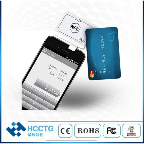 EMV ACR35 NFC MobileMate Contactless RFID Card Reader writer Support S50& Mag Card and Mobile Banking & Payment with Free SDK