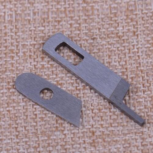 LETAOSK Upper & Lower Knife Blade Fit for Singer Serger Machine 14CG754 412585 550449 BABYLOCK Consew 14TU854 ELNA PFAFF