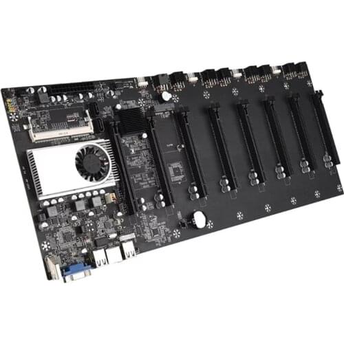 Brand New Onboard 1037U CPU HM77 Chipset VGA 8-GPU Bitcoin motherboards for miner T37 Gigabit Ethernet