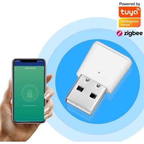 Tuya Zigbee Powerful Signal Repeater USB Signal Amplifier For Tuya Zigbee Devices Expand 20-30M Smart Home Automation Module