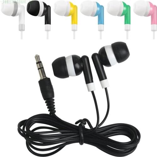 Wholesale Cheapest Disposable New 3.5mm Earbud Earphone For MP3 Mp4 Moible phone For Gift 500pcs/lot