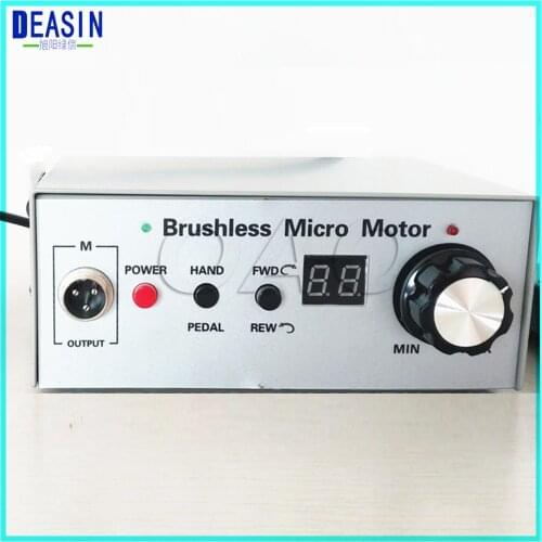 Dental jewelry polishing machine 50,000 RPM Brushless Micromotor Controller Powerful