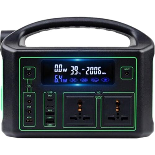 AC 500W 1000W peak 110v-220v 160800mah Portable battery pack lithium power station with SAA CE FCC ROHS Certificate