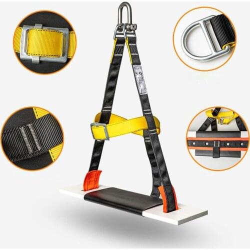 Professional Outdoor Sports Climbing Safety Support Half Body Harness Belt Aerial Rappel Equipment Strength Aerial Survival