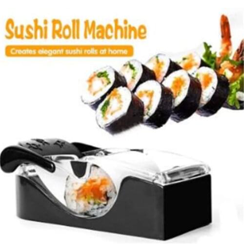 Sushi Roll Maker DIY Rice Roller Mold Onigiri Perfect Cutter Easy Sushi Making Machine Sushi Roller Maker Kitchen Gadget
