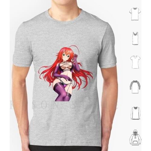 Sexy Rias Gremory Lewd | High School Dxd Hentai T Shirt Diy Big Size Cotton Rias Gremory Highschool Dxd High School Dxd