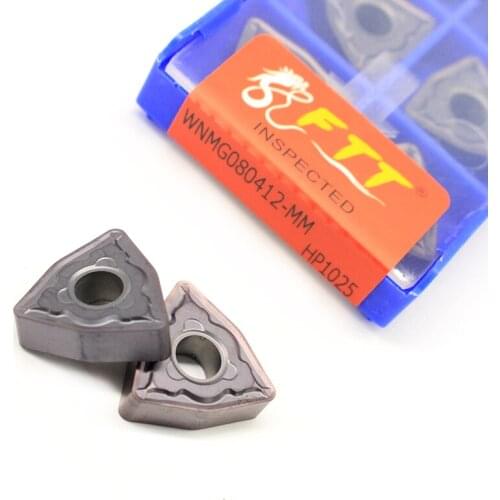High quality WNMG080412 MM HP1025 CNC External blade lathe tools original carbide tool metal External Turning tool