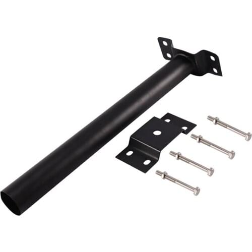 1 Set Rust-Proof Wall Mounted Solar Light 50MM Mounting Pole Support for Solar Powered Wall Street Wall Light Lamp Steel Bracket