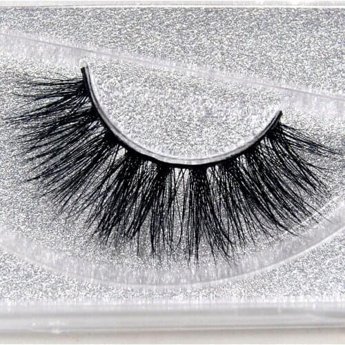 1pc natural False Eyelashes 3D Mink Lashes Luxury Hand Made Mink Eyelash High Volume Cruelty Free Mink Eyelashes Upper Lash A14
