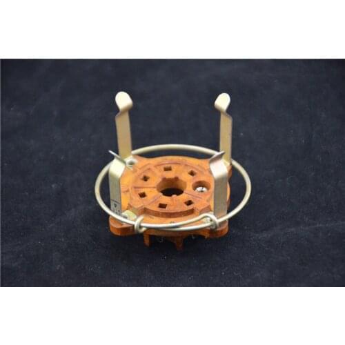 1 PCS New Soviet 6C33C-B Electric wood socket Firm aviation class electronic tube holder