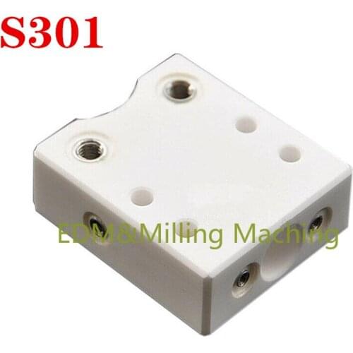 1pcs CNC S301 SODICK Wire Cut EDM Machines Part Lower Ceramics Insulation Block For Wire Cutting Accessories