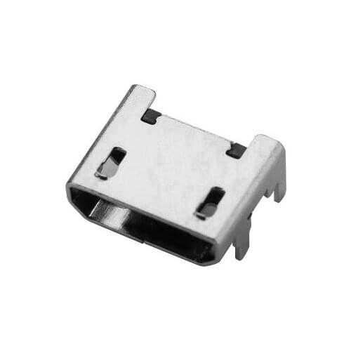 10pcs Micro USB Connector 5pin Seat Jack Micro usb Four legs 5P Inserting plate seat MIni usb connector