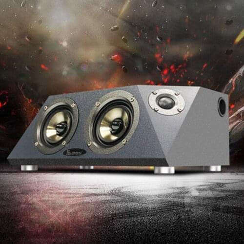 125W High-Power Wooden Bluetooth Speaker Box Computer TV Desktop Soundbar Home Theater HiFi Stereo Subwoofer Active Caixa De Som