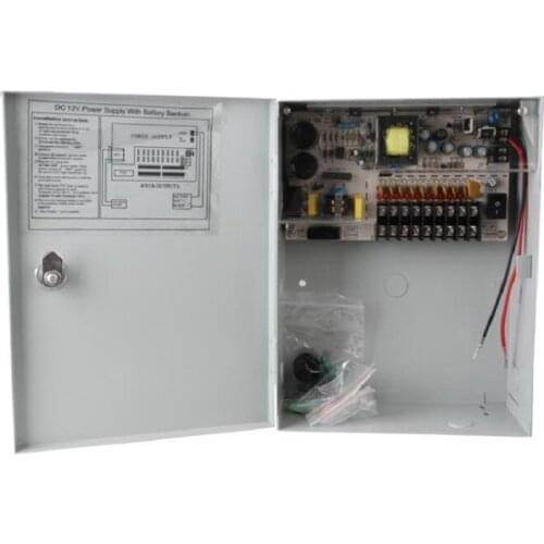 12V 10A Uninterrupted Power Supply 9CH Backup Switching Power for accumulator battery AC110V 220V IN